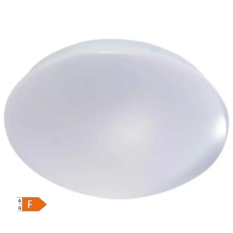 Plafonnier led 12w d:26cm blanc/chaud