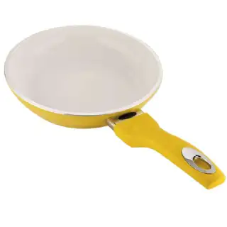 Poele céramique jaune Ø 20 cm