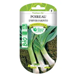 Graines de poireau d'hiver Farinto BIO Les Doigts Verts