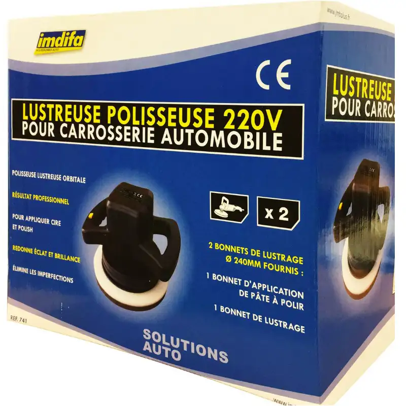 Polisseuse lustreuse orbitale pour carrosserie