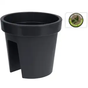 Pot de fleur balcon (ø28cm-16cm) anthracite