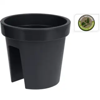 Pot de fleur balcon (ø28cm-16cm) anthracite