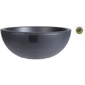 Pot de fleur d40x16cm anthracite