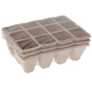 Pots de semence carton 16,5x11,5x5cm 36p