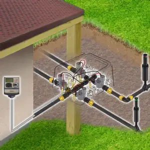 Programmateur électrovanne 9v 4 voies