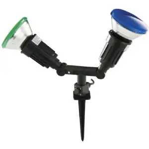 Projecteur de jardin orientable 2 spots