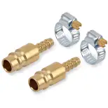 Raccord pneumatique mâle auto-tétine (lot de 2)