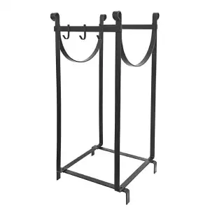 Range bûches d'intérieur 2 niveaux WERKA PRO (h 76cm)