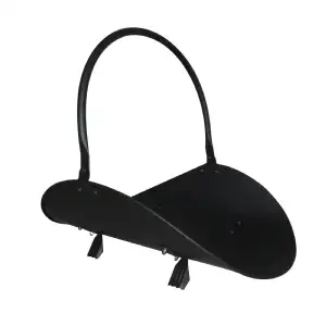 Range bûches en  acier noir WERKA PRO (48cm )