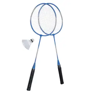 Raquettes badminton luxe plus volant