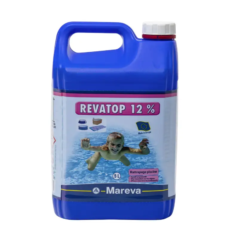 Rattrapage eau de piscine verte à 12% (lot de 2 bidons de 5 L)