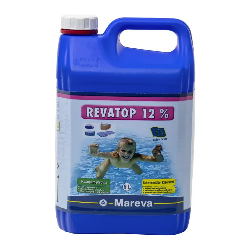 Rattrapage eau de piscine verte à 12% (lot de 2 bidons de 5 L)