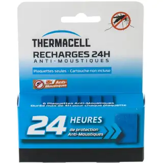 Recharge 6 plaquettes 24h anti-moustique