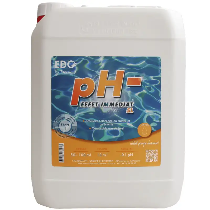 Réducteur de ph liquide EDG 5 litres