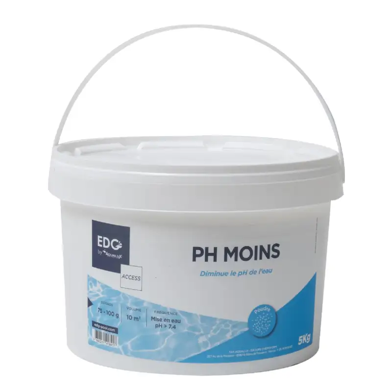 Réducteur de PH en poudre 5 kg Edgaccess