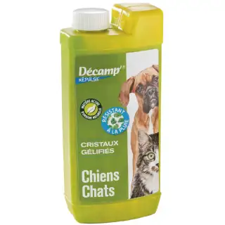 Répulsif chiens et chats cristaux gélifiés