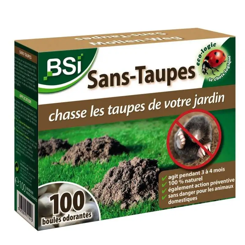 Répulsif taupe boules odorantes