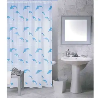 Rideau de douche décor Poisson