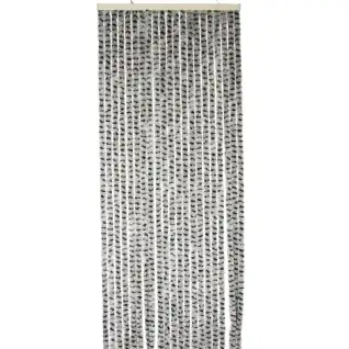 Rideau chenille gris clair et anthracite WERKA PRO