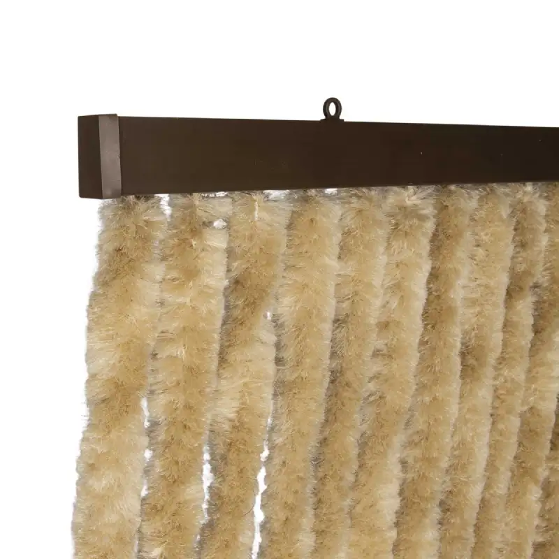 Rideau chenille beige uni WERKA PRO