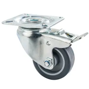 Roulette pivotante Tente 50 mm avec frein