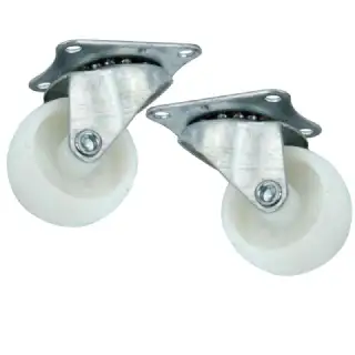 Roulette pivotante 4cm les 2 pièces