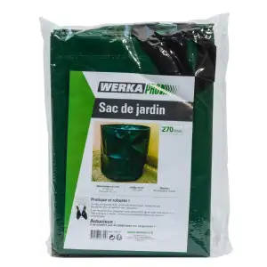 Sac de jardin 270 litres (Ø68x75cm) WERKA PRO