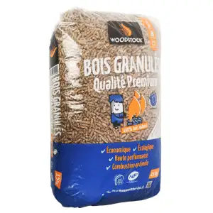 Sac pellet granulé 100% bois naturel 15kg