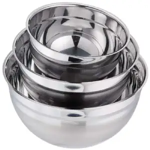 Saladier inox 3 pcs