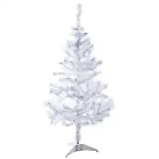 Sapin blanc artificiel 120 cm, 200 têtes