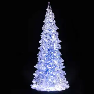 Sapin de noel lumineux à led h22.5 cm