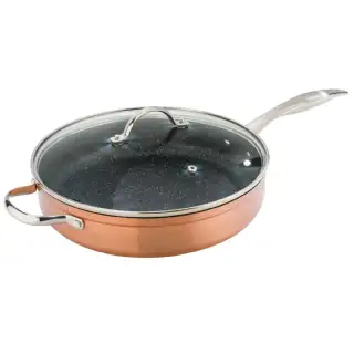 Sauteuse Excellence cuivre/inox Ø24cm