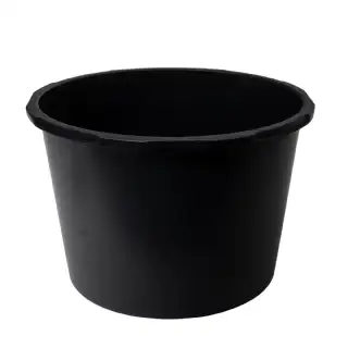 Seau 90 litres noir 