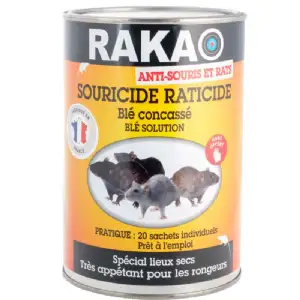 Anti souris et rats blé concassé 20 sachets