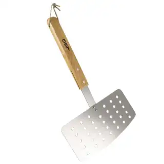 Spatule inox 38x25cm barbecue et plancha