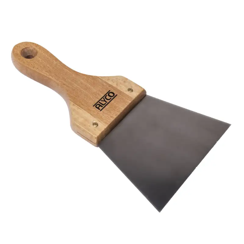 Spatule inox manche en bois 120mm