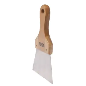 Spatule inox manche en bois 120mm