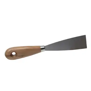 Spatule plate 40mm manche bois