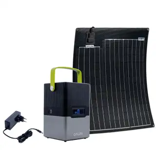 Pack Station d'énergie Izywatt 250Wh + Panneau semi-rigide 50W Orium