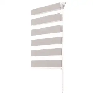 Store enrouleur blanc Zébra 60 x 120 cm