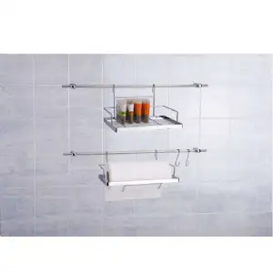 Support accessoires de cuisine 14 pcs en inox