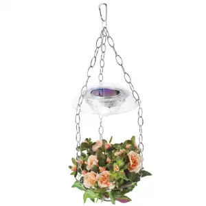 Suspension solaire pour fleurs 2 leds