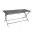 Table pliante alu l 160-p,70-h 75cm