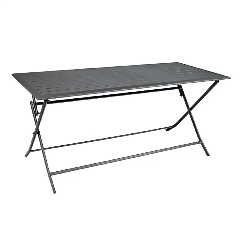 Table pliante alu l 160-p,70-h 75cm