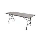 Table pliante WERKA PRO aspect bois (180x74x74cm)