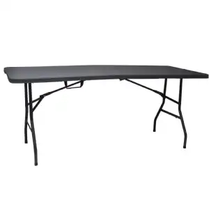 Table pliante rectangulaire grise 