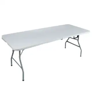 Table pliante rectangulaire (180 cm)