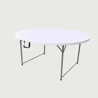 Table pliante ronde WERKA PRO (Ø150 x 74 cm)