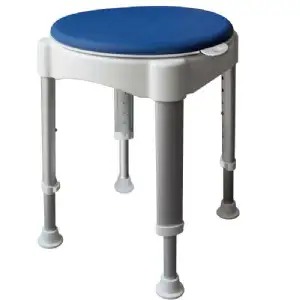 Tabouret de douche pivotant