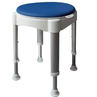 Tabouret de douche pivotant